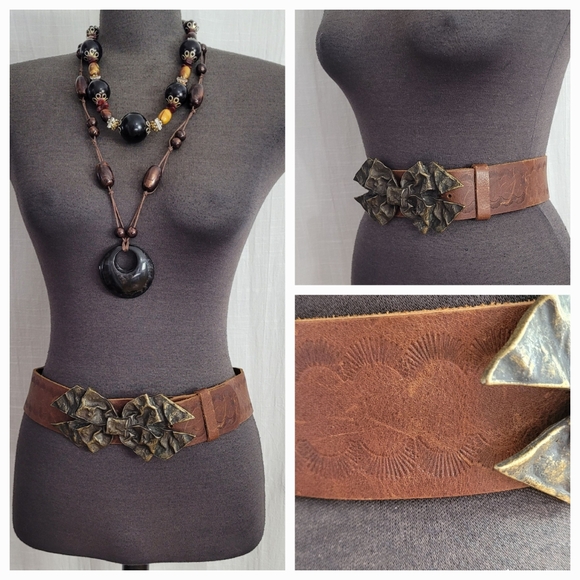 Betsey Johnson Leather belt / L - Picture 2 of 6